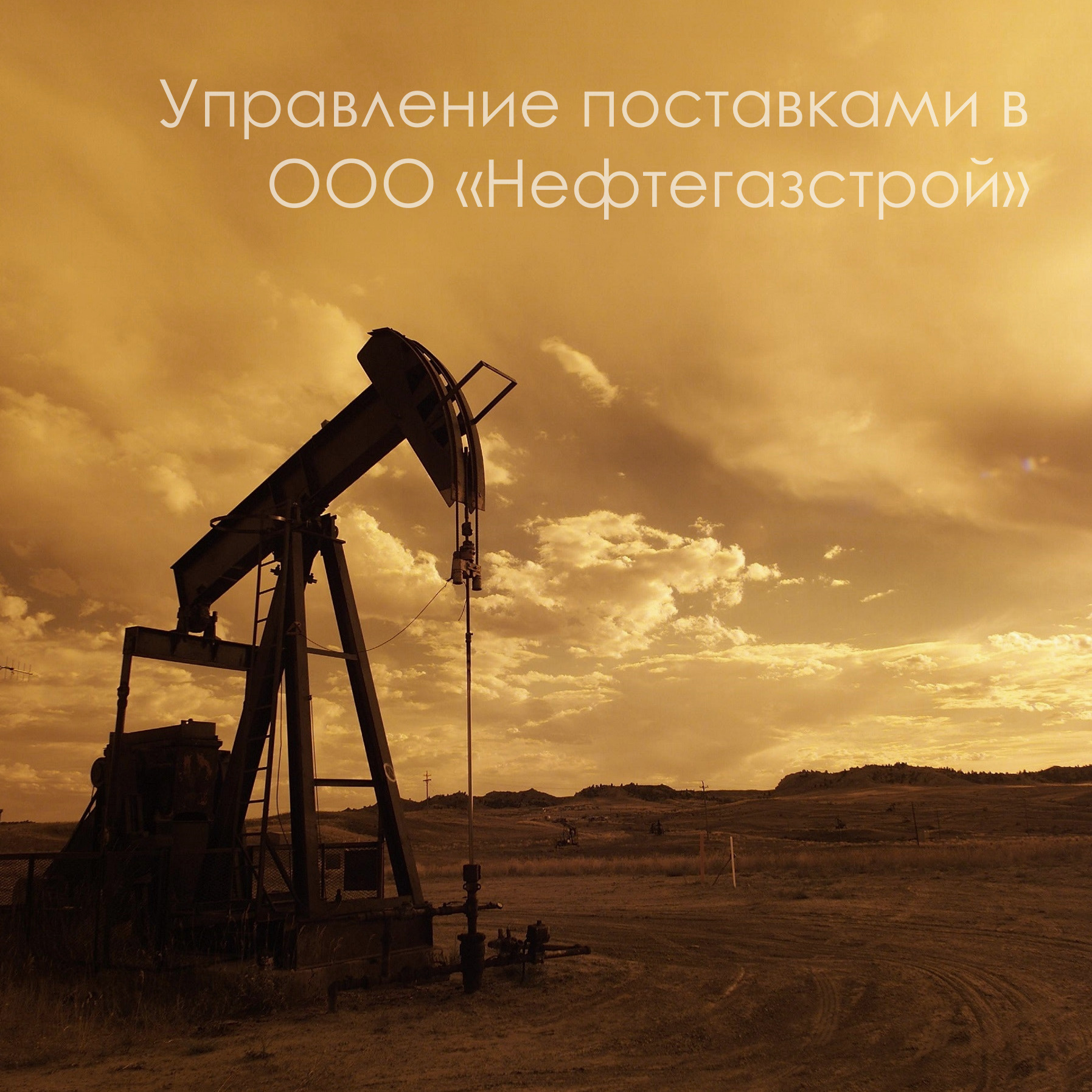 Управление поставками в ООО «Нефтегазстрой» на базе Lexema-Framework